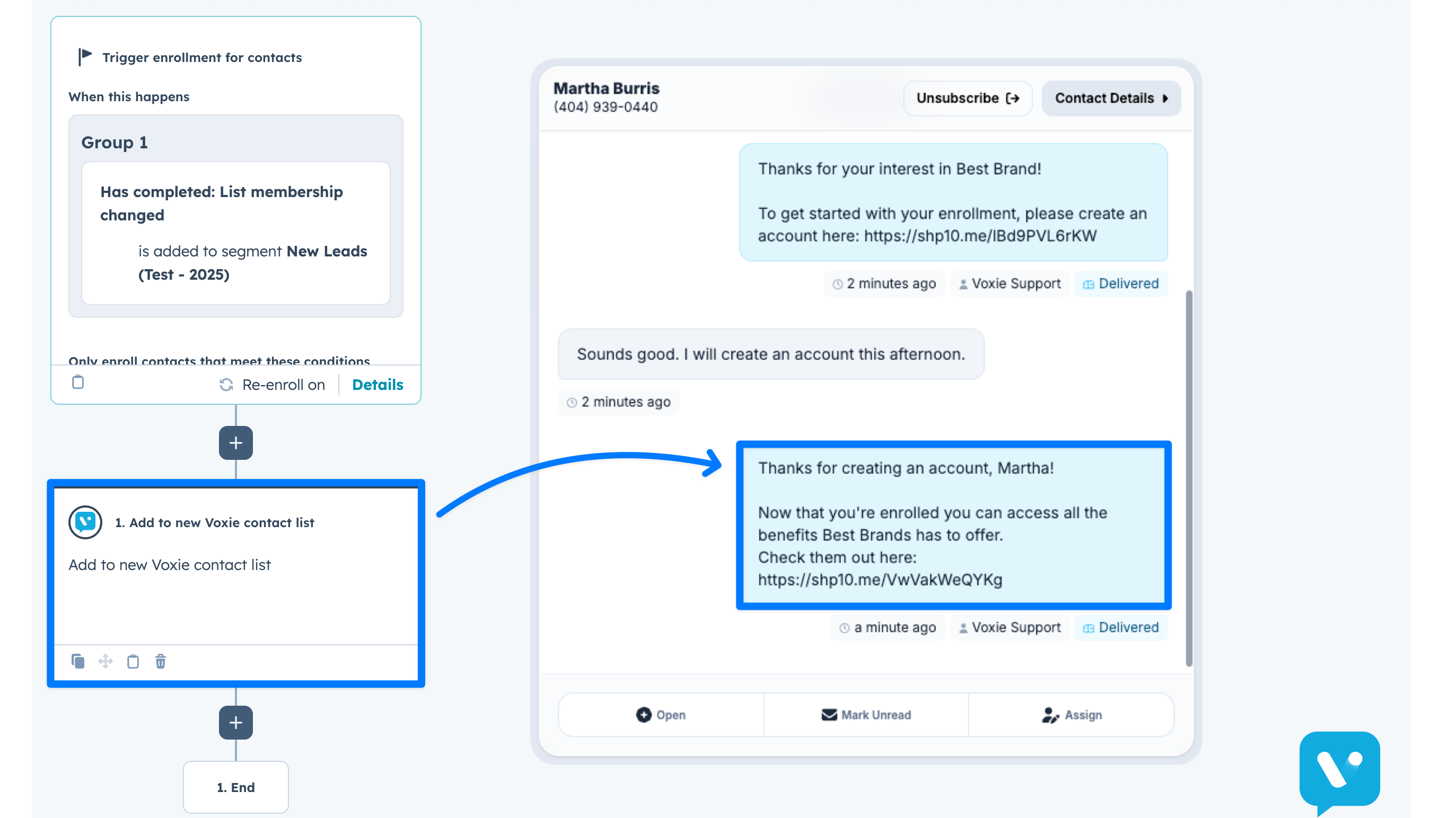 Trigger SMS with HubSpot Workflows